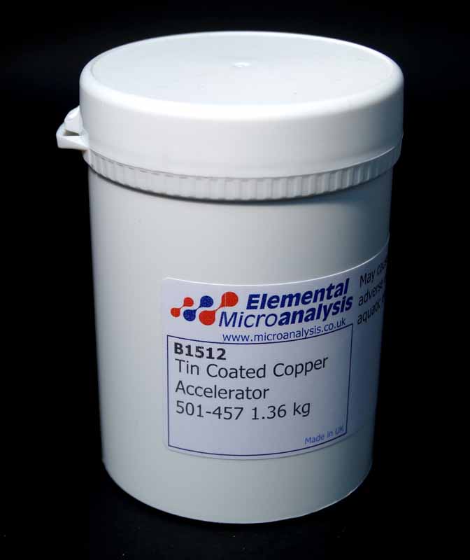 Tin Coated Copper Accelerator  501-457 1.36 kg

9 UN3077 NOT RESTRICTED
Special Provision A197