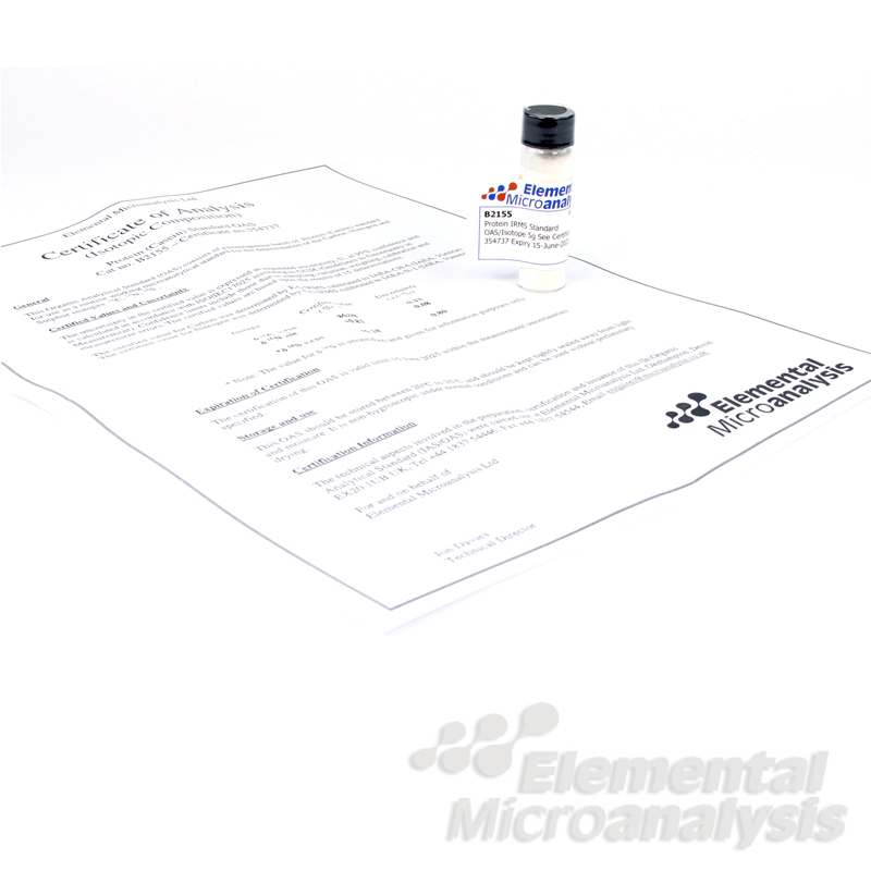 Protein IRMS Standard OAS/Isotope 5g See Certificate 354737 Expiry 15-June-2025