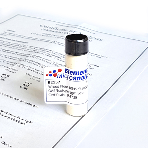 Wheat Flour IRMS Standard OAS/Isotope 5g See Certificate 354738    Expiry 15 June 2028