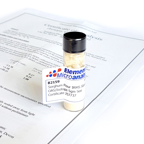 Sorghum Flour IRMS Standard OAS/Isotope 5g See Certificate 257737 Expiry  22 August 2028
