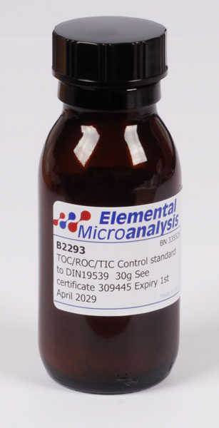 TOC/ROC/TIC Standard DIN19539/EN17505  30g See certificate 462425 Expiry February 2035
