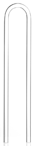 Reduction 'U' Tube Transparent Silica 46801000 