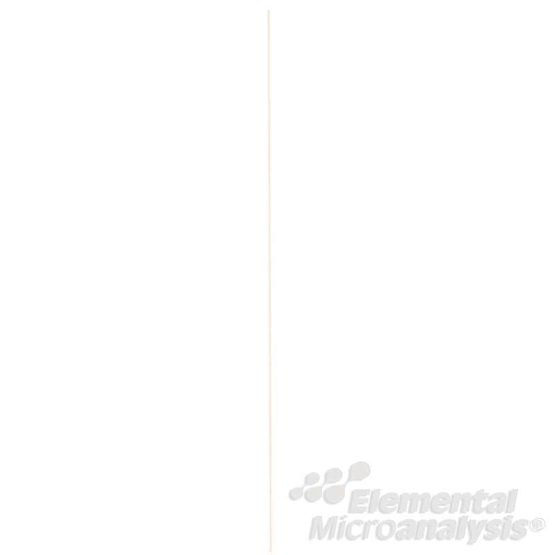 Furnace reaction tube ceramic 1.5 x 0.5 x 320mm