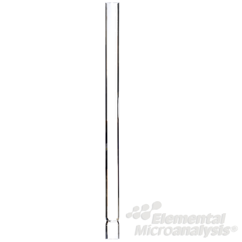 Quartz reduction tube 29mm modified with constriction