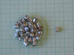 Smooth Wall Tin Capsules Round Base 5 x 5mm pack of 100