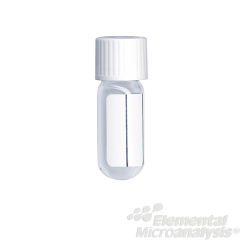 Labco Exetainer® 4.5ml Borosilicate Vial Round bottom 46x15.5mm Non-Evacuated Labelled Seal + White Cap. Pack of 1000