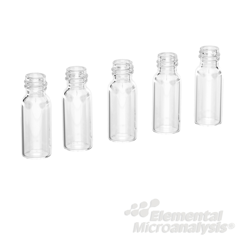 Clear Vial 2ml 12x32mm Screw Cap ELS200042 pack of 100 - Elemental ...