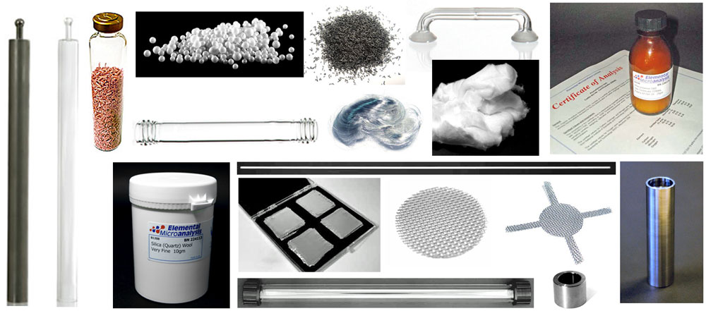 Consumable kit for 4000 solid sample analysis vario MACRO cube (CHN CN N) 20.00-5013