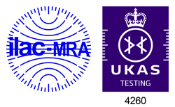 ILAC_UKAS Testing Laboratory No. 4260