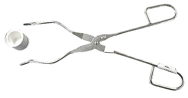 TONGS, CRUCIBLE - FORCEPS/TWEEZERS/TONGS - D-F SUPPLIES/CONSUMABLES - LAB  SUPPLIES/CONSUMABLES - CATEGORIES - PREISER SCIENTIFIC, INC.