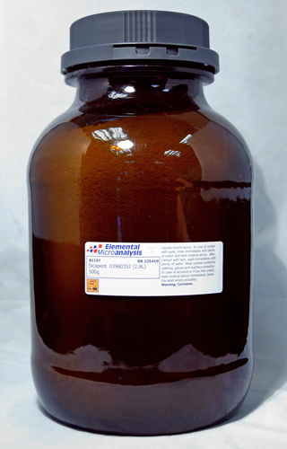 NOT CURRENTLY AVAILABLE - SEE B1297 FOR THE ALTERNATIVE PACK SIZE

Sicapent  03960352 (2.8L) 500g

Phosphorus Pentoxide
8 UN1807