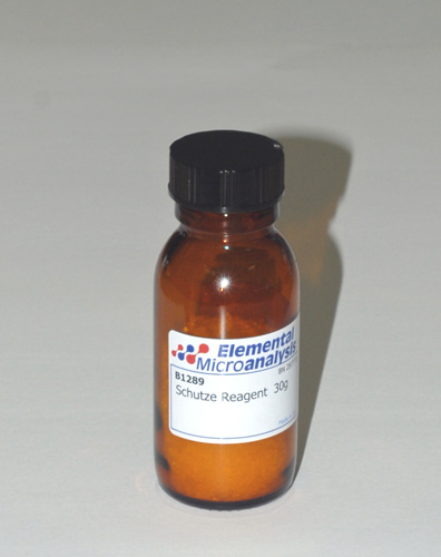 Schutze-Reagent--30g

Oxidising-Solid-Corrosive-N.O.S.-Iodine-Pentoxide-20-Sulfuric-Acid-10-5.1.-8-UN3085