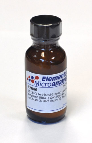 25-Bis5-tert-butyl-2-benzo-oxazol-2-yl-thiophene-BBOT-OAS-5-g--See-Certificate-414626-Expiry-06-Feb-28