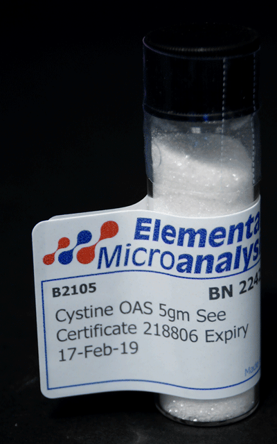 Cystine-OAS-5gm-See-Certificate-455698--Expiry-16-Oct-29