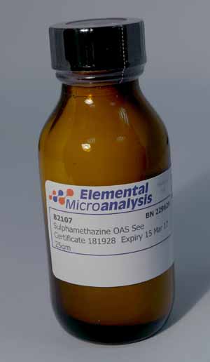 Sulphamethazine-OAS-See-Certificate-267171--Expiry-02--Oct--29--25gm