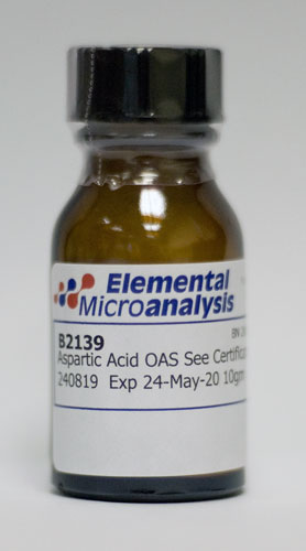 Aspartic-Acid-OAS-10gm-See-Certificate-451907--EXP-14-Aug-29