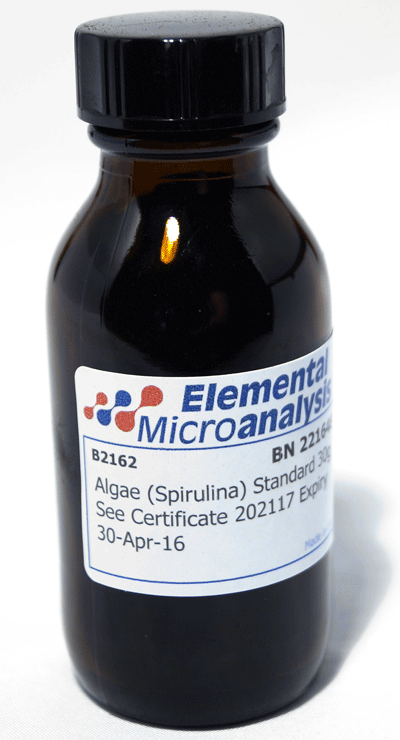 Algae (Spirulina) Standard 30g See Certificate449579 Expiry 11/07/27