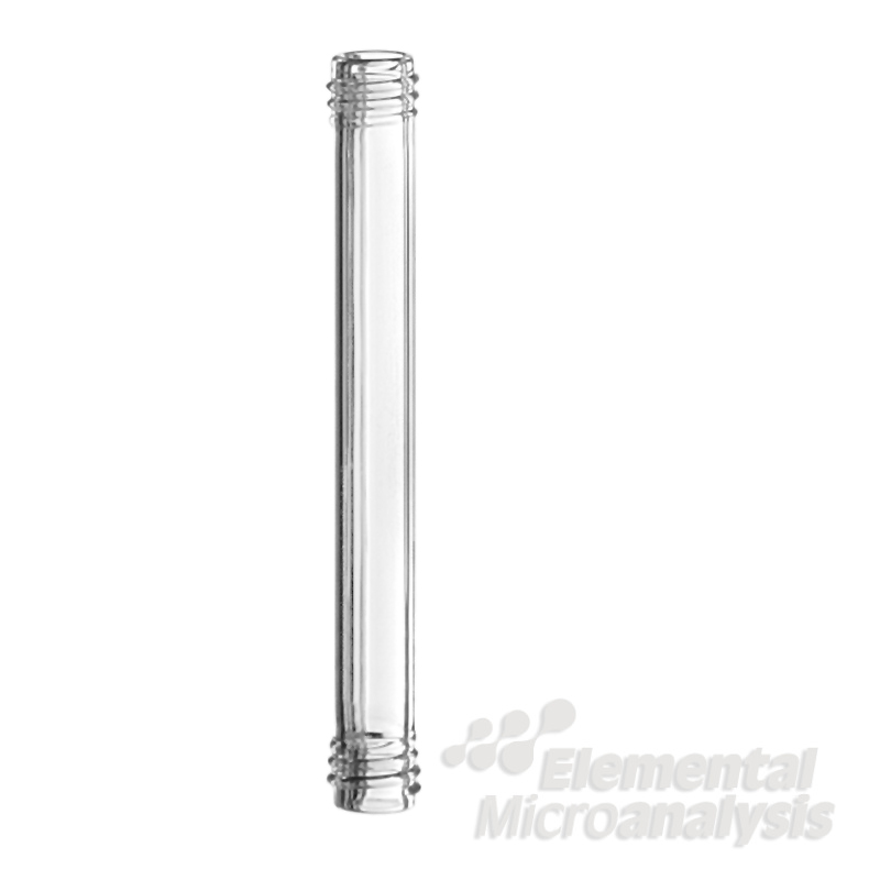 Scrubber Tube Water Threaded Borosilicate Glass