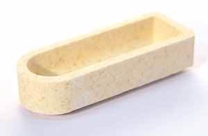 Ceramic Boats Unglazed (L=57, W=22, H=14mm) 529-203 Pack of 100