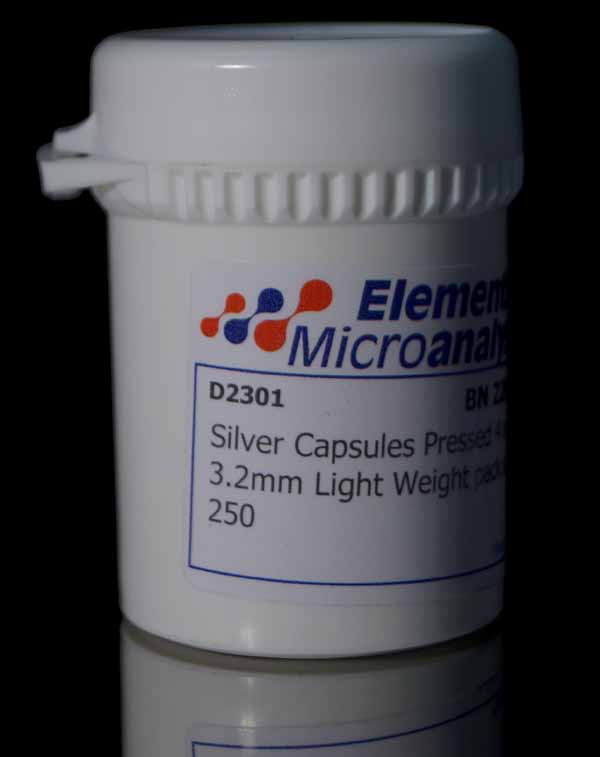 Silver-Capsules-Pressed-4-x-3.2mm-Light-Weight-pack-of-250