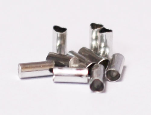 Smooth Wall Tin Capsules Flat Base 5 x 2mm pack of 50 (C10-044)