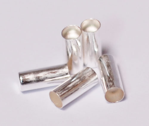 Silver Capsules Smooth Wall 9 x 3.5mm pack of 250