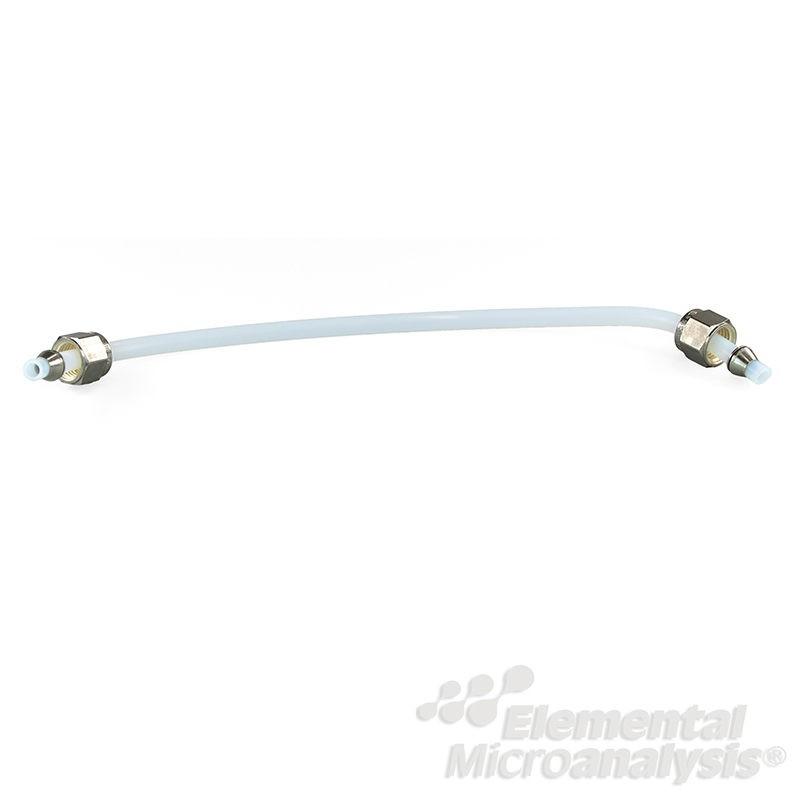 Bottom reactor connection, PTFE, 6mm OD, with ferrules, and nuts 14-0236