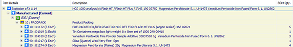 NCS 1000 analysis kit Flash HT / Flash HT Plus / IRMS 190 03750

Magnesium Perchlorate 5.1. UN1475
Vanadium Pentoxide Non Fused Form 6.1. UN2862