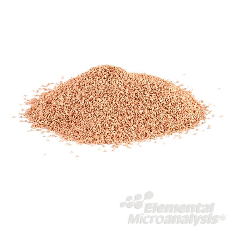 Copper Granules Pound Pack Reduced 0.1 to 0.5 mm 454 g

9 UN3077 NOT RESTRICTED
Special Provision A197