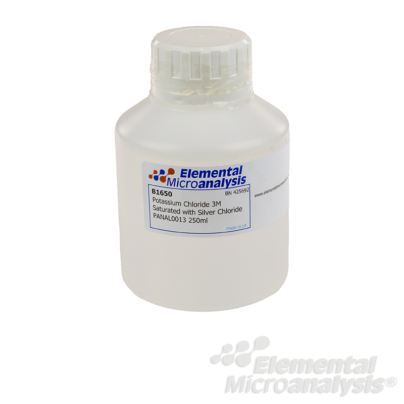 Potassium Chloride 3M Saturated with Silver Chloride PANAL0013 250ml