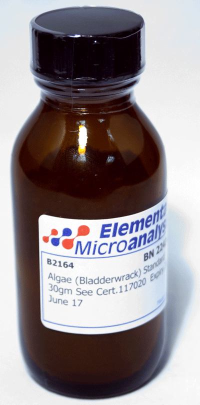 Algae (Bladderwrack) Standard 30 g  See Cert.407551  Expiry 20-April-30