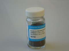 Cast Iron Powder Standard Approximate values 4.22%C 0.022%S 42200ppmC 220ppmS See certificate 822F  150gm