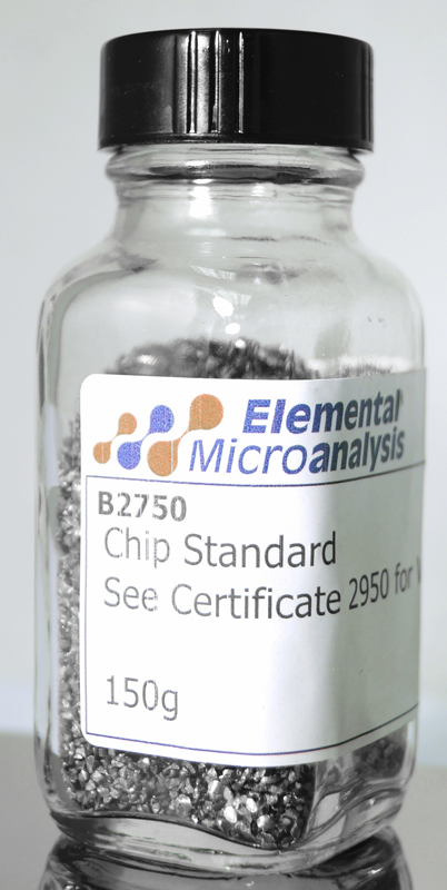 Chip-Standard-Approximate-values-0.176C-0.024S-0.0087N-1760ppmC-87ppmN-240ppmS-See-certificate-2950-for-actual-values.-150gm