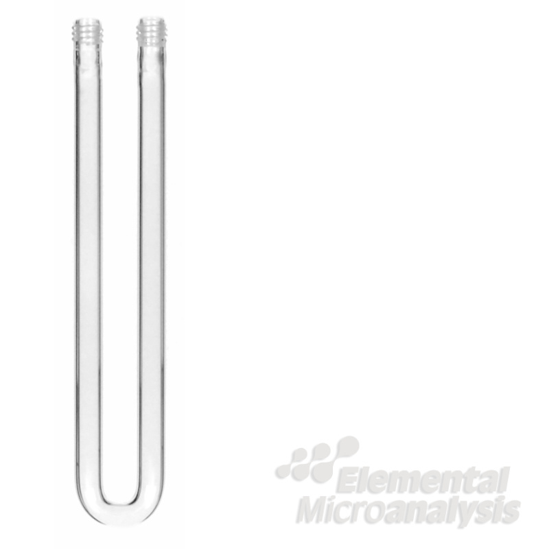 U-tube, o.d. = 11 mm, without filling for halogenabsorber 402-825.150