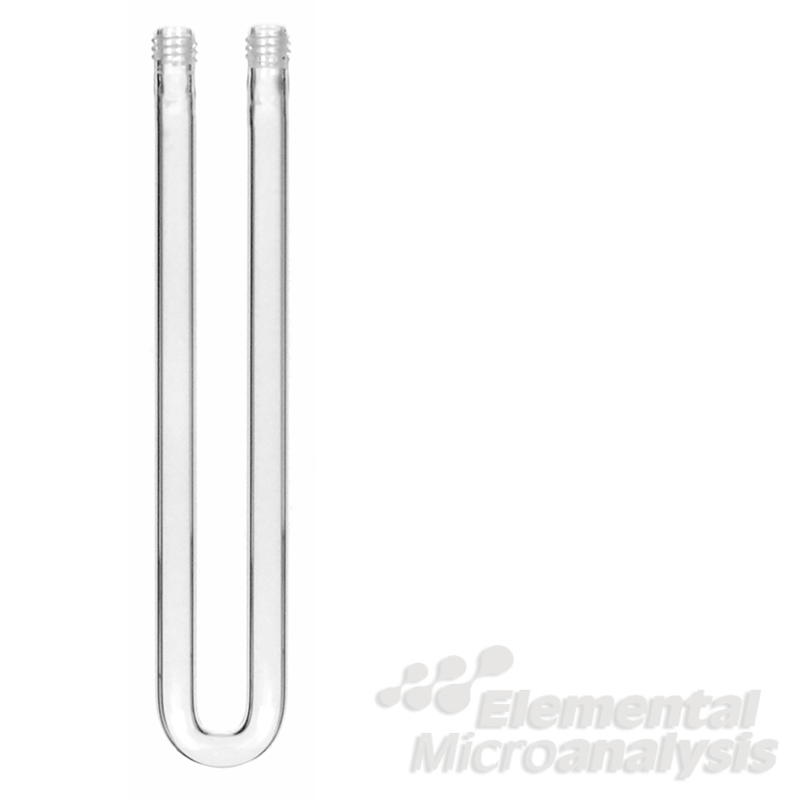 U-tube, o.d. = 11 mm, without filling for halogenabsorber 402-825.150 / 402-950.001