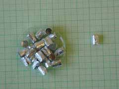 Aluminium Capsules Pressed 7.5 x 6mm pack of 100