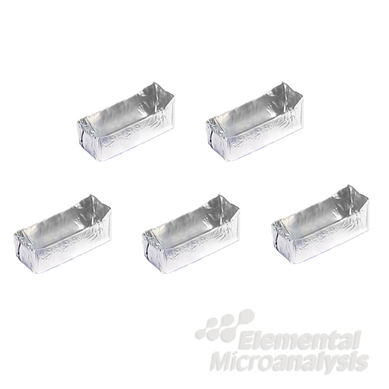 Silver Weighing Boats 12 x 4 x 4mm pack of 500