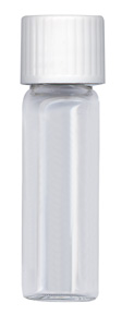 Labco Exetainer 5.9ml Soda Glass Vial Flat bottom 55x15.5mm Non-Evacuated unlabelled Seal + White Cap. Pack of 1000