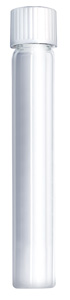 Labco Exetainer® 12ml Soda Glass Vial Flat bottom 101x15.5mm Evacuated unlabelled Seal + White Cap. Pack of 1000