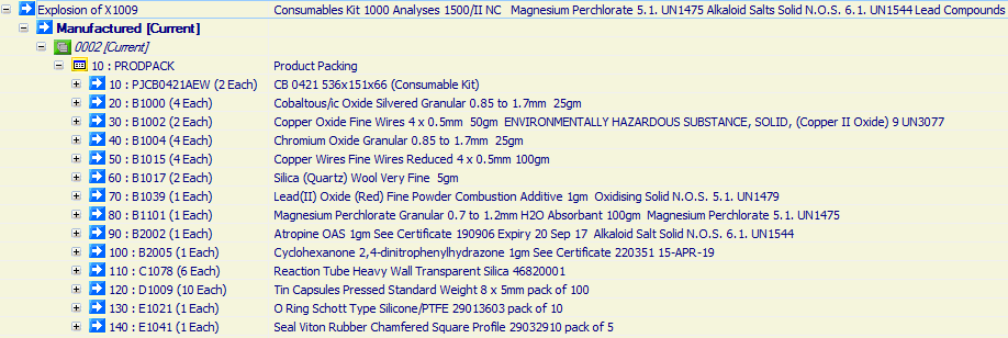 Consumables-Kit-1000-Analyses-1500II-NC-

Magnesium-Perchlorate-5.1.-UN1475
Alkaloid-Salts-Solid-N.O.S.-6.1.-UN1544
Lead-Compounds-soluble-N.O.S.-5.1.-UN2291