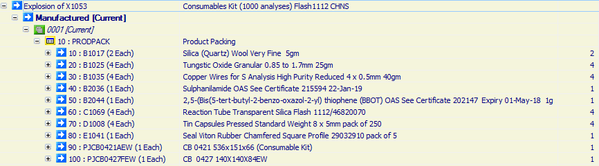 Consumables Kit (1000 analyses) Flash1112 CHNS