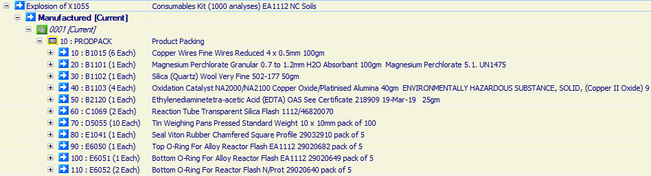 Consumables Kit (1000 analyses) EA1112 NC Soils 

Magnesium Perchlorate
5.1. UN1475