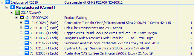 Consumable Kit CHNS PE2400 N2410512