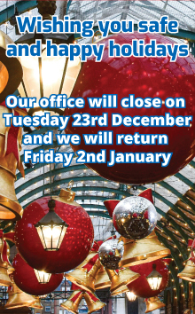 Christmas 2025 Opening Hours