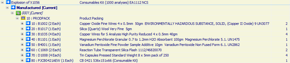 Consumables Kit (1000 analyses) EA1112 NCS 

Vanadium Pentoxide Non Fused Form 6.1. UN2862