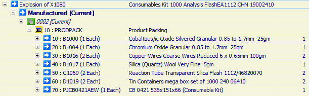 Consumables Kit 1000 Analysis FlashEA1112 CHN 19002410