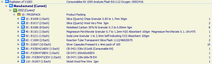 Consumables Kit 1000 Analysis Flash EA1112 Oxygen 19002416

Magnesium Perchlorate 5.1. UN1475
